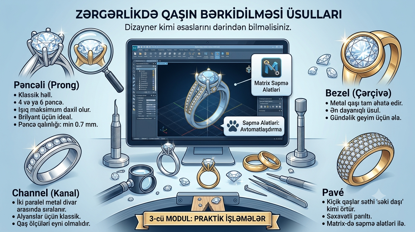 Qaş yuvalarının növləri: dizaynerin bilməli olduğu sistemlər